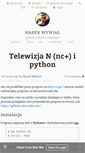 Mobile Screenshot of marekwywial.name